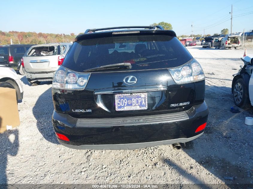 2007 Lexus Rx 350 Base (A5) VIN: JTJGK31U470009822 Lot: 40678286