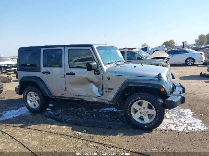 2015 Jeep Wrangler Unlimited Sport VIN: 1C4BJWDG7FL754990 Lot: 40678289