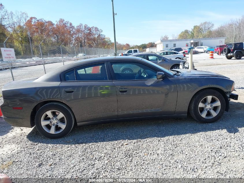 2013 Dodge Charger Se VIN: 2C3CDXBG1DH594821 Lot: 40678295