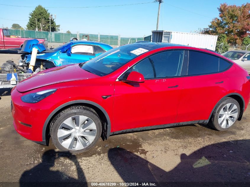 2022 Tesla Model Y Long Range Dual Motor All-Wheel Drive VIN: 7SAYGAEE4NF534591 Lot: 40678299