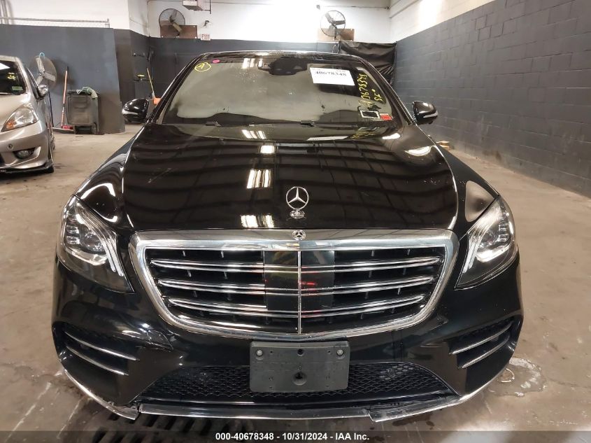 2019 Mercedes-Benz S 560 VIN: WDDUG8DB7KA429372 Lot: 40678348