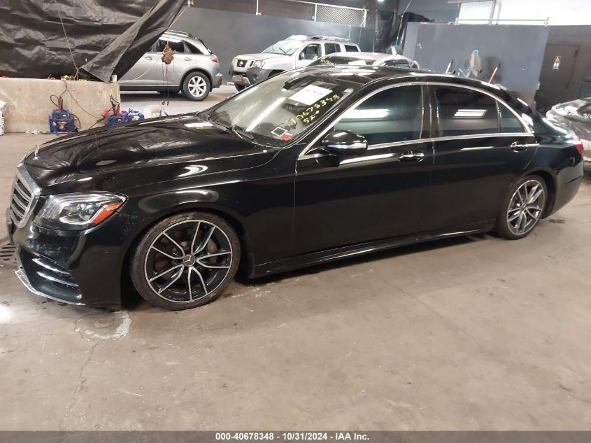 2019 Mercedes-Benz S 560 VIN: WDDUG8DB7KA429372 Lot: 40678348