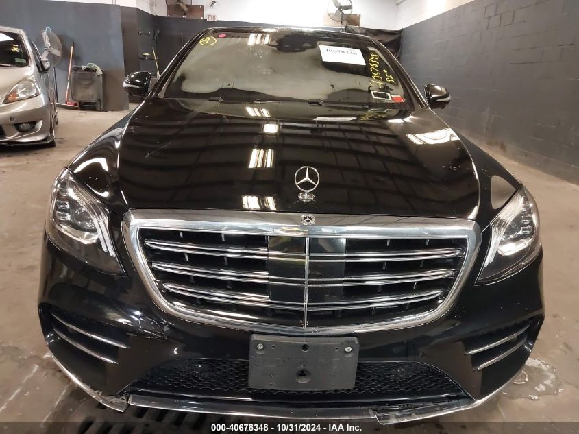 2019 Mercedes-Benz S 560 VIN: WDDUG8DB7KA429372 Lot: 40678348