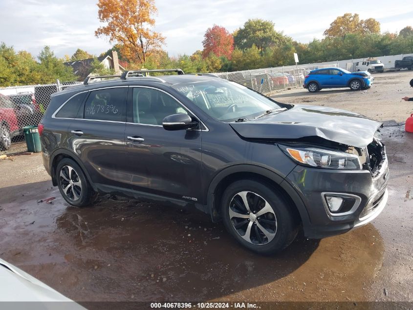 2017 Kia Sorento 3.3L Ex VIN: 5XYPHDA51HG225672 Lot: 40678396