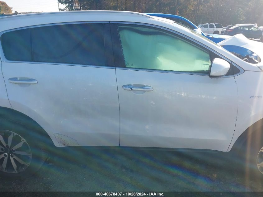 2017 Kia Sportage Ex VIN: KNDPNCAC5H7283749 Lot: 40678407