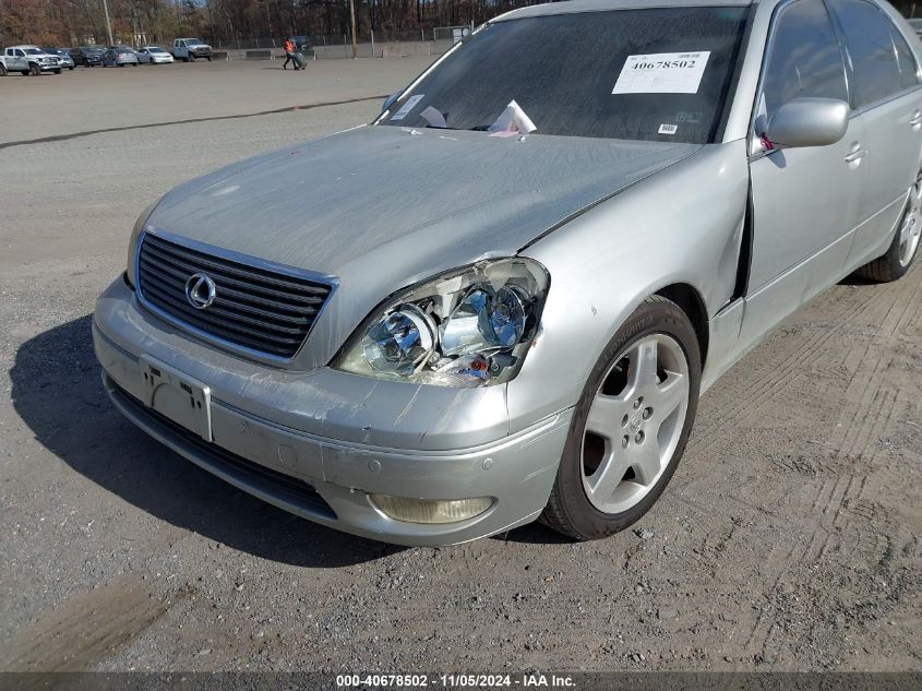 2003 Lexus Ls 430 VIN: JTHBN30F030101056 Lot: 40678502