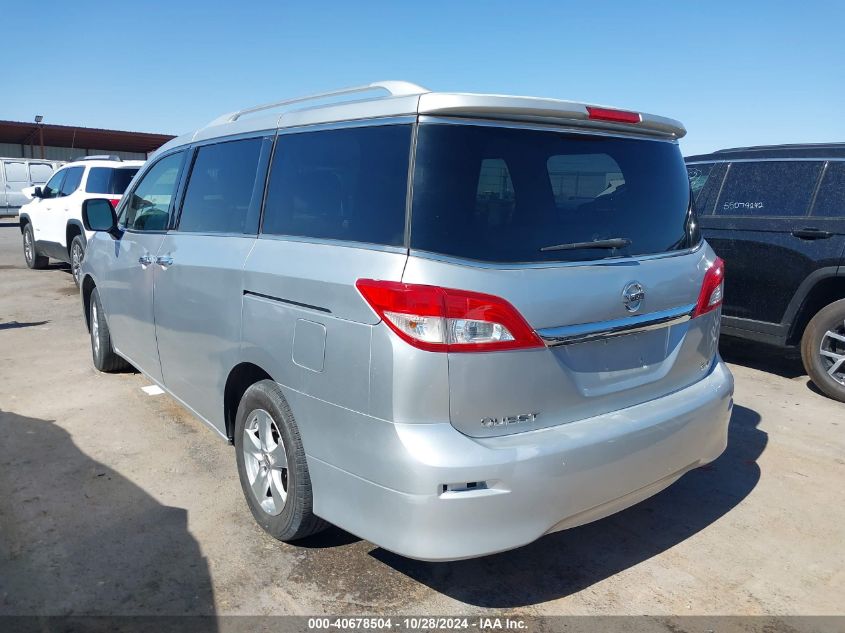 2016 Nissan Quest Platinum/S/Sl/Sv VIN: JN8AE2KP5G9151163 Lot: 40678504