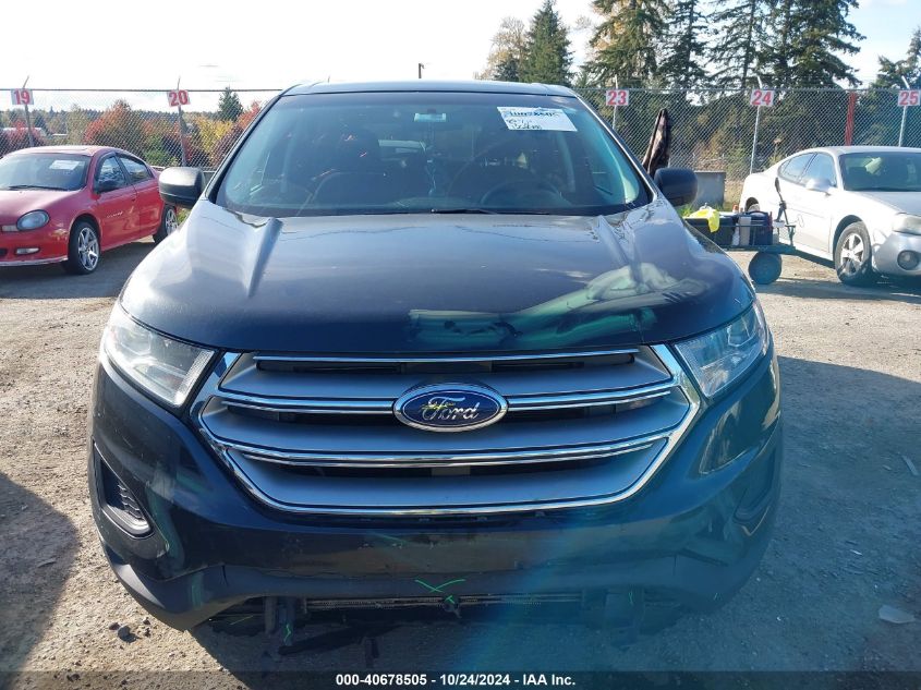 2015 Ford Edge Se VIN: 2FMTK3G98FBC00477 Lot: 40678505