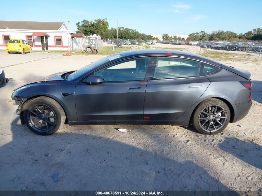 2021 Tesla Model 3 Standard Range Plus Rear-Wheel Drive VIN: 5YJ3E1EA6MF086119 Lot: 40678591