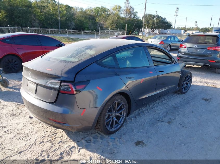 2021 Tesla Model 3 Standard Range Plus Rear-Wheel Drive VIN: 5YJ3E1EA6MF086119 Lot: 40678591