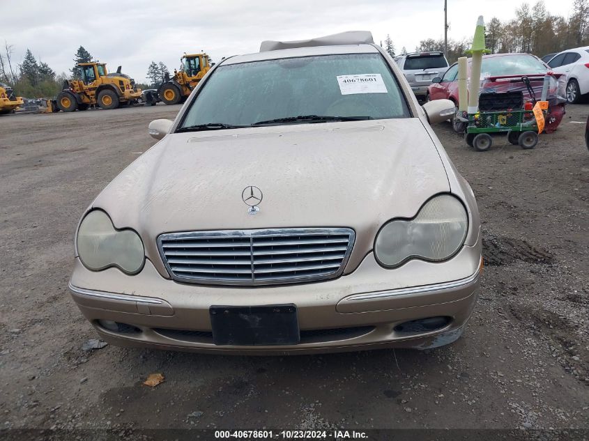 2003 Mercedes-Benz C 240 VIN: WDBRF61J23E013564 Lot: 40678601