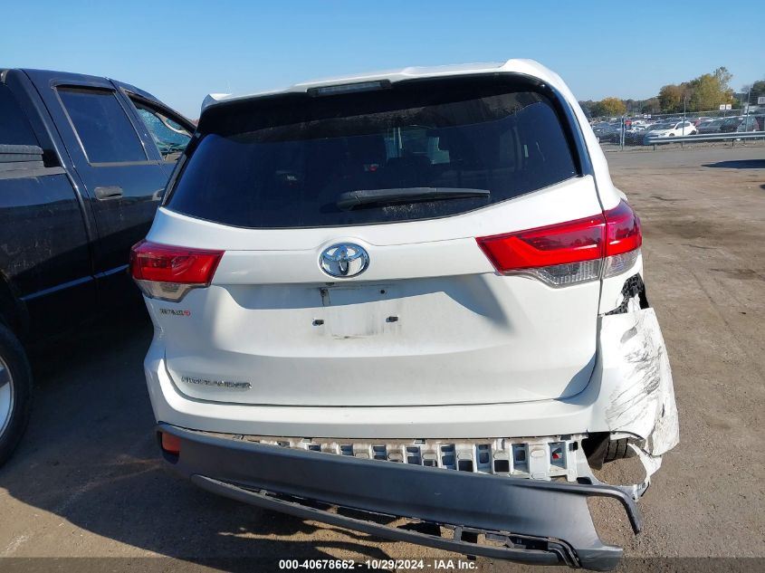 2019 Toyota Highlander Le VIN: 5TDZZRFH3KS361608 Lot: 40678662