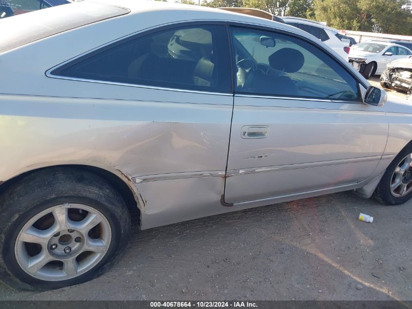 2000 Toyota Camry Solara Se VIN: 2T1CG22P9YC355264 Lot: 40678664