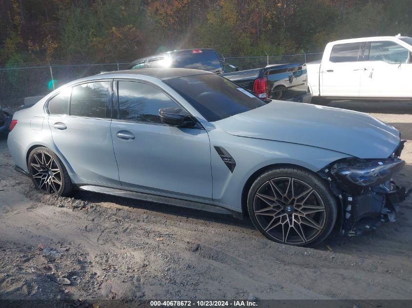 2022 BMW M3 Sedan VIN: WBS53AY0XNFL60929 Lot: 40678672