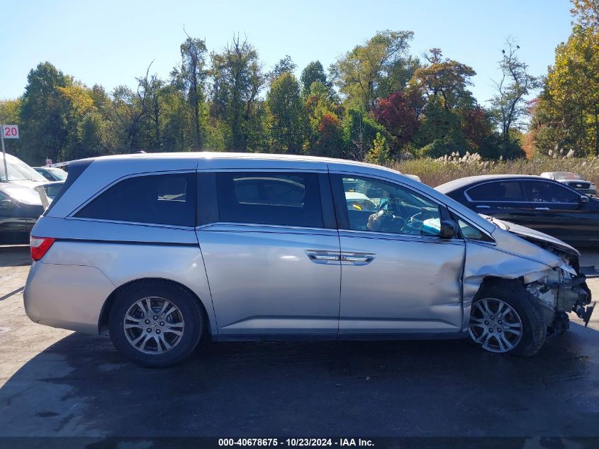 2011 Honda Odyssey Ex-L VIN: 5FNRL5H60BB091649 Lot: 40678675