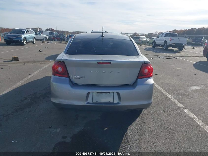 2013 Dodge Avenger Se VIN: 1C3CDZAB4DN754036 Lot: 40678745