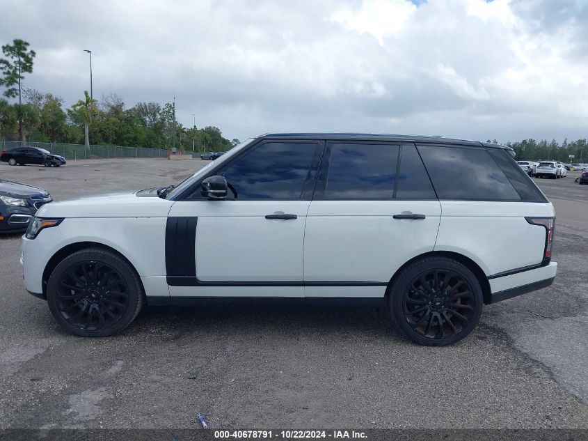 2013 Land Rover Range Rover Hse VIN: SALGS2DFXDA105379 Lot: 40678791