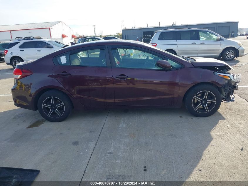 2017 Kia Forte Lx VIN: 3KPFK4A70HE025460 Lot: 40678797