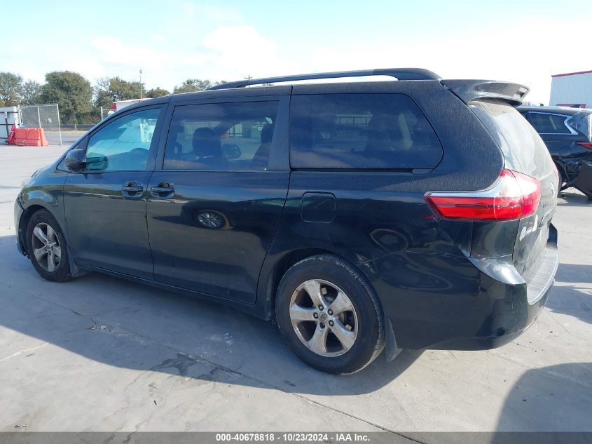 2016 Toyota Sienna Le 8 Passenger VIN: 5TDKK3DC7GS718791 Lot: 40678818