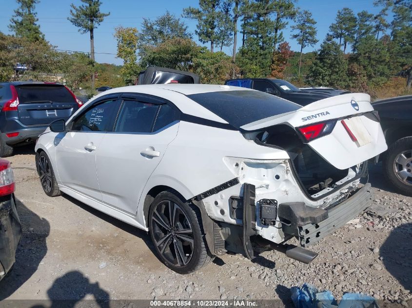 2021 Nissan Sentra Sr Xtronic Cvt VIN: 3N1AB8DV7MY226411 Lot: 40678854