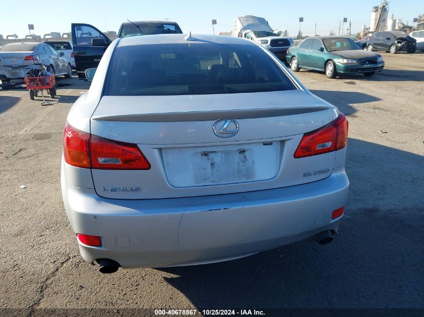 2008 Lexus Is 250 VIN: JTHBK262885052383 Lot: 40678867