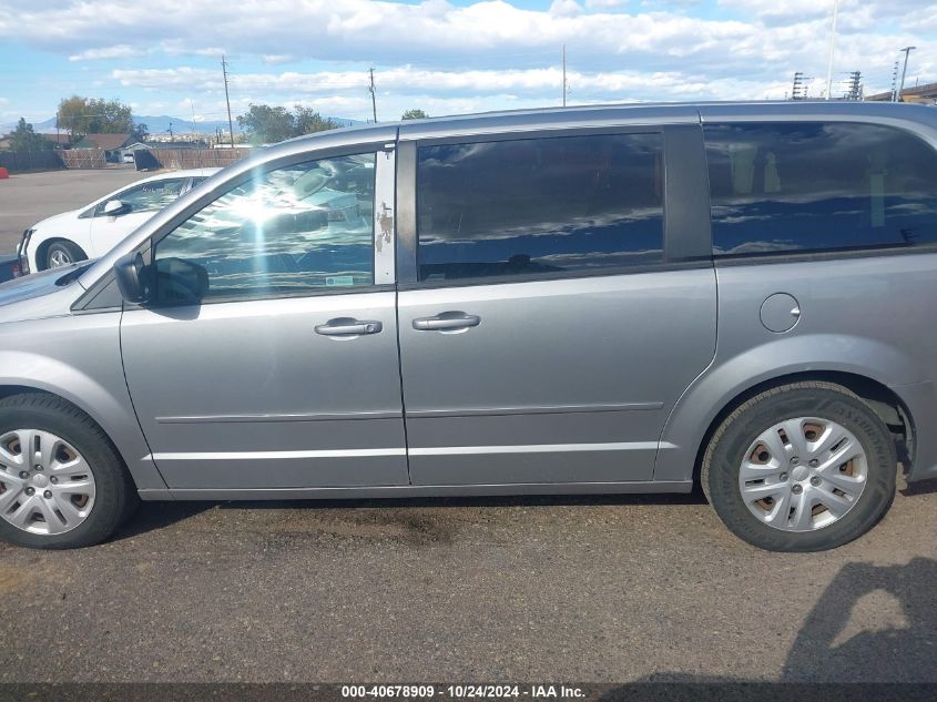 2016 Dodge Grand Caravan Se VIN: 2C4RDGBG7GR143882 Lot: 40678909