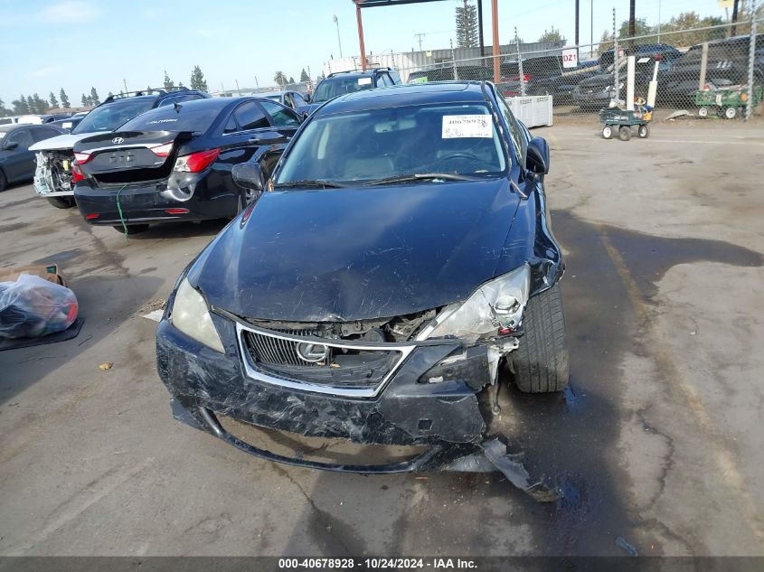 2007 Lexus Is 350 VIN: JTHBE262372009707 Lot: 40678928