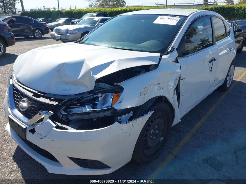 2016 Nissan Sentra Sv VIN: 3N1AB7APXGY262548 Lot: 40678929