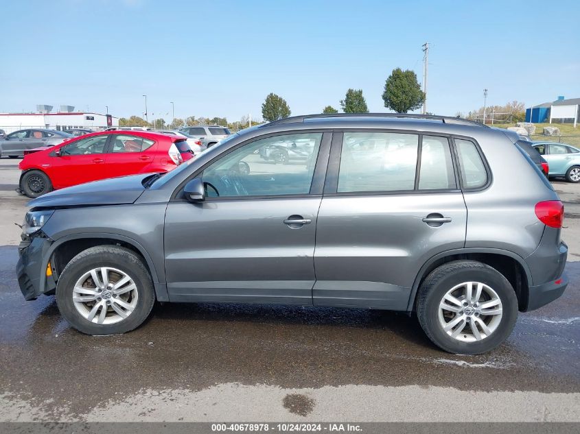 2016 VOLKSWAGEN TIGUAN S - WVGBV7AX4GW578068