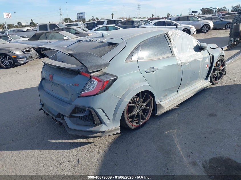Vin: shhfk8g70lu200757, lot: 41168306, honda civic type r touring 20204