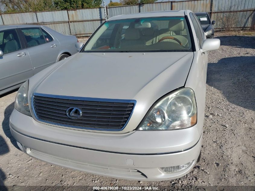 2003 Lexus Ls 430 VIN: JTHBN30FX30113120 Lot: 40679030