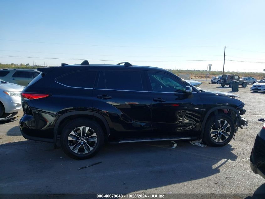 2022 Toyota Highlander Hybrid Xle/Hybrid Bronze VIN: 5TDGARAH5NS513480 Lot: 40679048