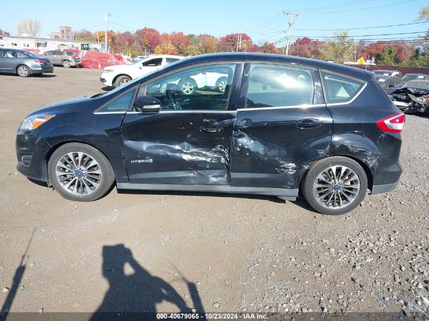 2018 Ford C-Max Hybrid Titanium VIN: 1FADP5DU1JL104834 Lot: 40679065