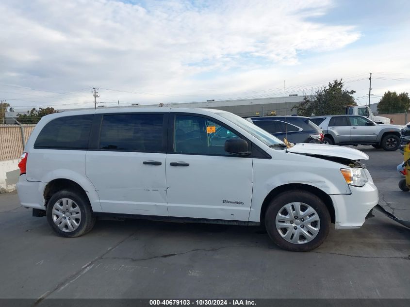 2019 Dodge Grand Caravan Se VIN: 2C7WDGBG3KR801342 Lot: 40679103