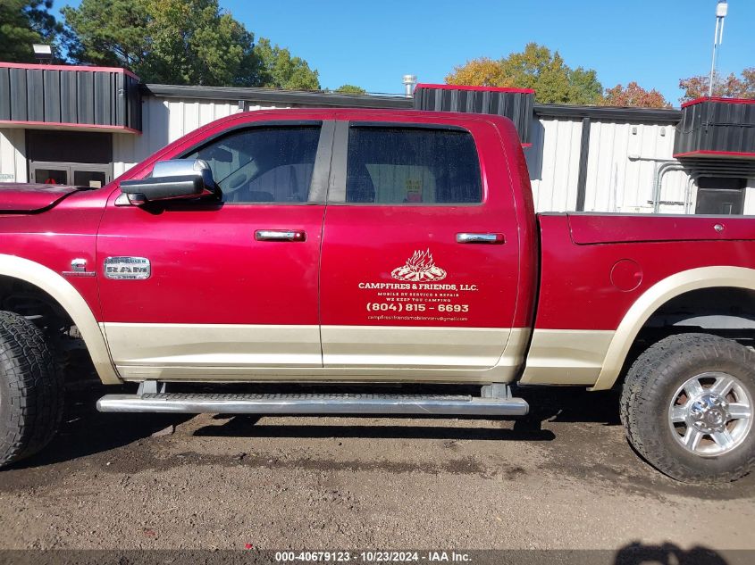 2013 Ram 2500 Laramie Longhorn VIN: 3C6UR5GL8DG607616 Lot: 40679123