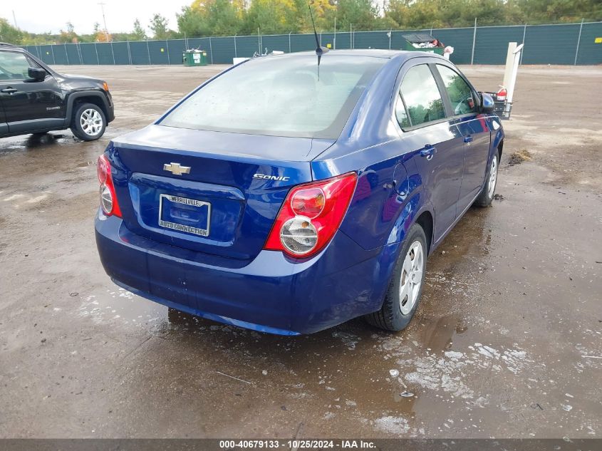 VIN 1G1JA5SH8E4121241 2014 CHEVROLET SONIC no.4