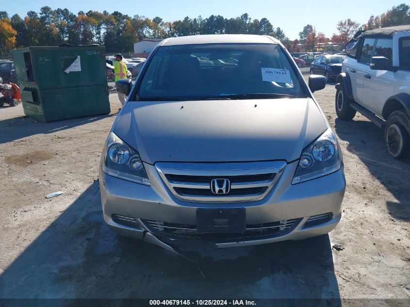 2007 Honda Odyssey Lx VIN: 5FNRL382X7B140039 Lot: 40679145