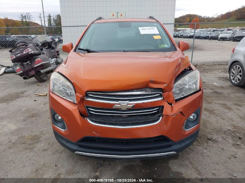 2015 Chevrolet Trax Ltz VIN: KL7CJTSB3FB099949 Lot: 40679185