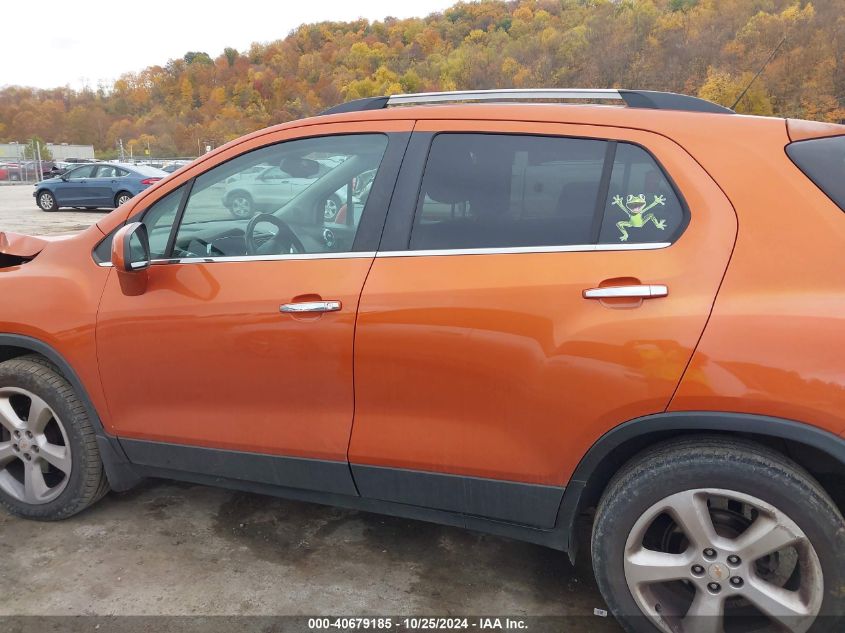 2015 Chevrolet Trax Ltz VIN: KL7CJTSB3FB099949 Lot: 40679185