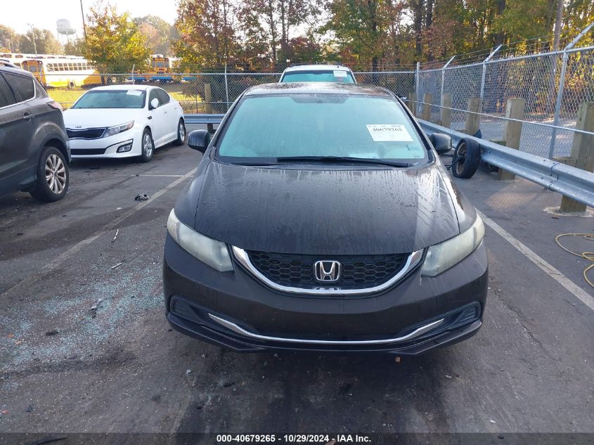 2013 Honda Civic Lx VIN: 2HGFB2F58DH537138 Lot: 40679265