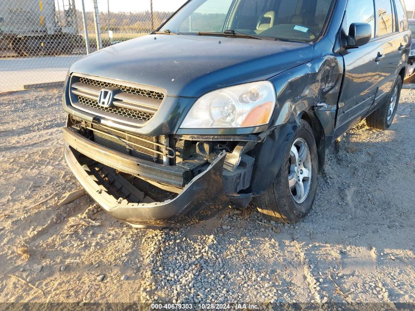 2005 Honda Pilot Ex-L VIN: 5FNYF18605B014022 Lot: 40679303