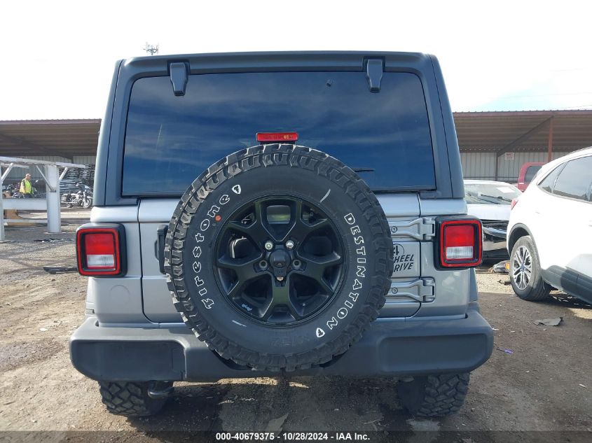 2021 JEEP WRANGLER UNLIMITED WILLYS 4X4 VIN: 1C4HJXDGXMW584670
