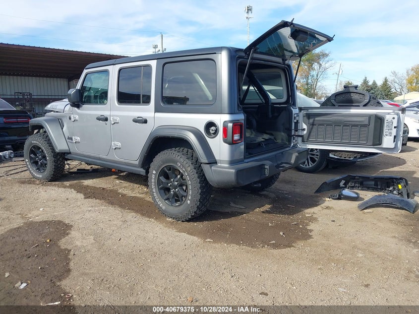 2021 JEEP WRANGLER UNLIMITED WILLYS 4X4 VIN: 1C4HJXDGXMW584670