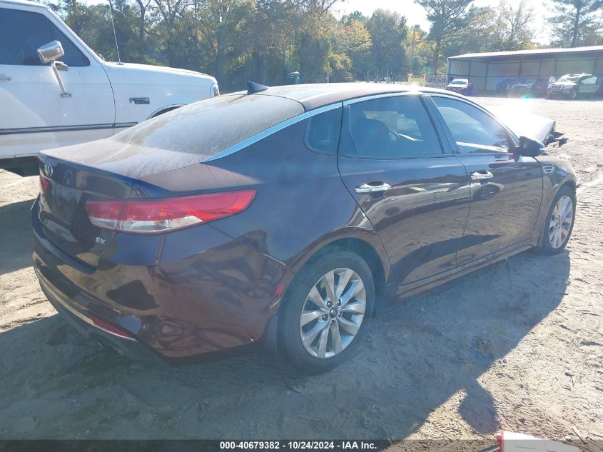 VIN 5XXGU4L39HG153115 2017 KIA Optima, EX no.4