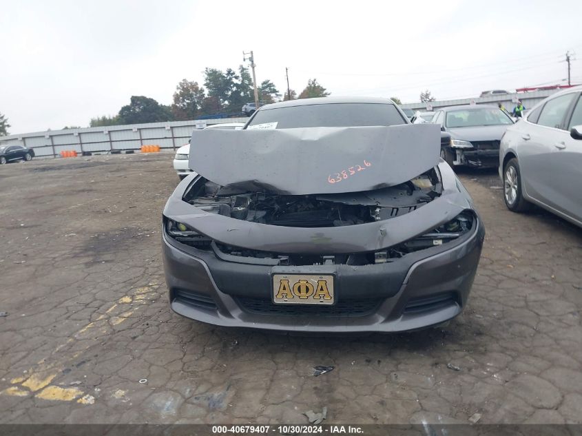 2017 Dodge Charger Se Rwd VIN: 2C3CDXBG4HH638526 Lot: 40679407