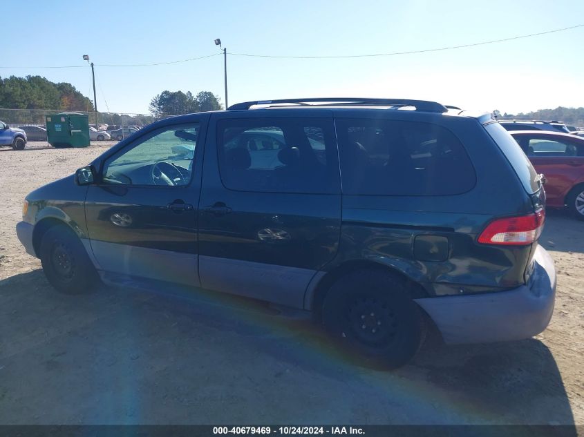 2001 Toyota Sienna Le VIN: 4T3ZF13C61U412079 Lot: 40679469