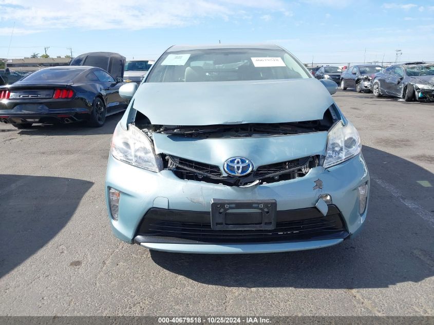 2013 Toyota Prius Two VIN: JTDKN3DU2D1645841 Lot: 40679518