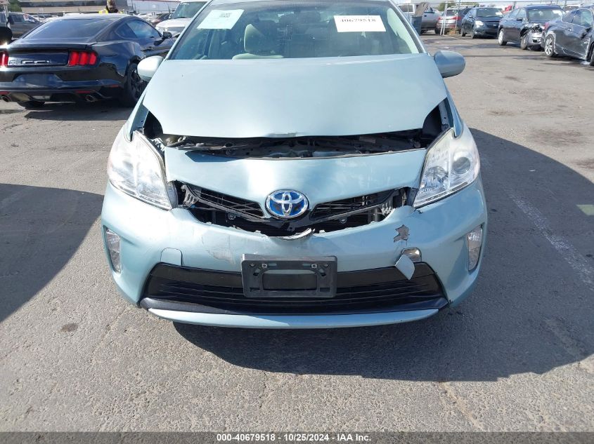 2013 Toyota Prius Two VIN: JTDKN3DU2D1645841 Lot: 40679518