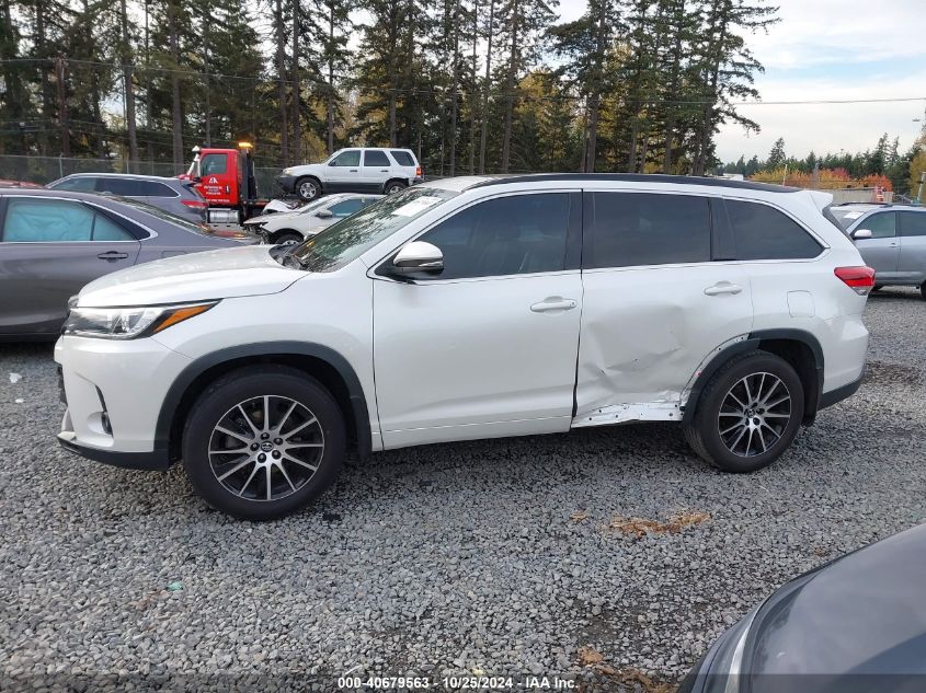 2017 Toyota Highlander Se VIN: 5TDJZRFH5HS444009 Lot: 40679563