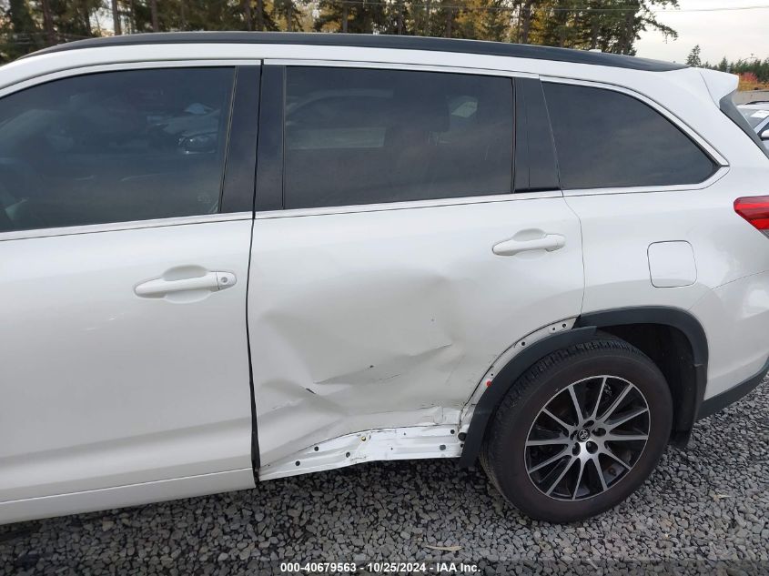 2017 Toyota Highlander Se VIN: 5TDJZRFH5HS444009 Lot: 40679563